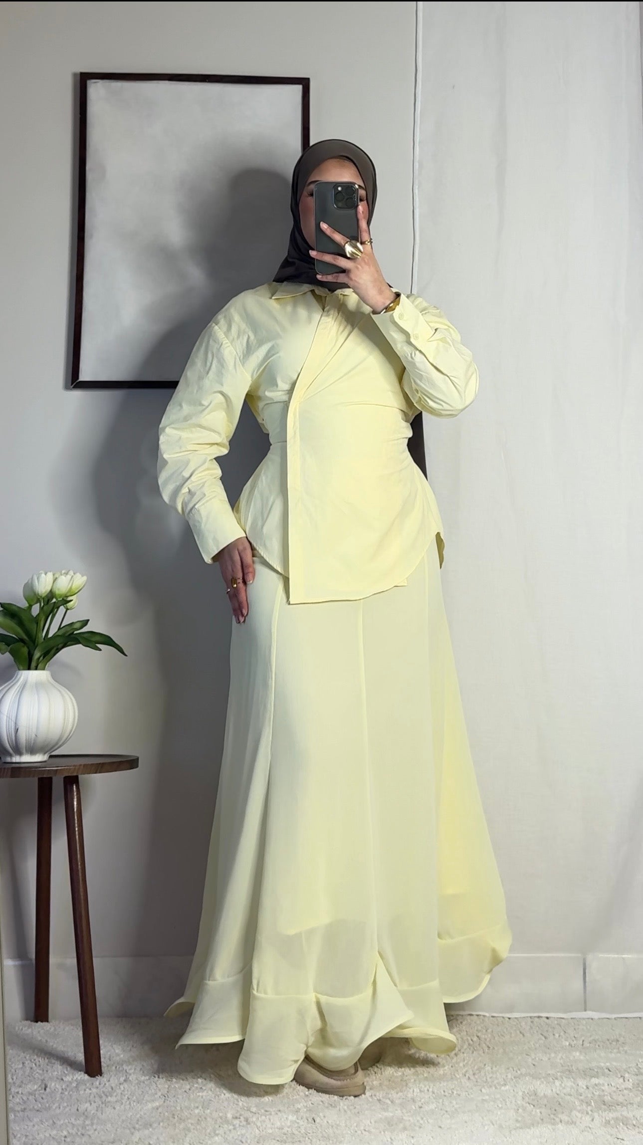 Jupe Noor - jaune -