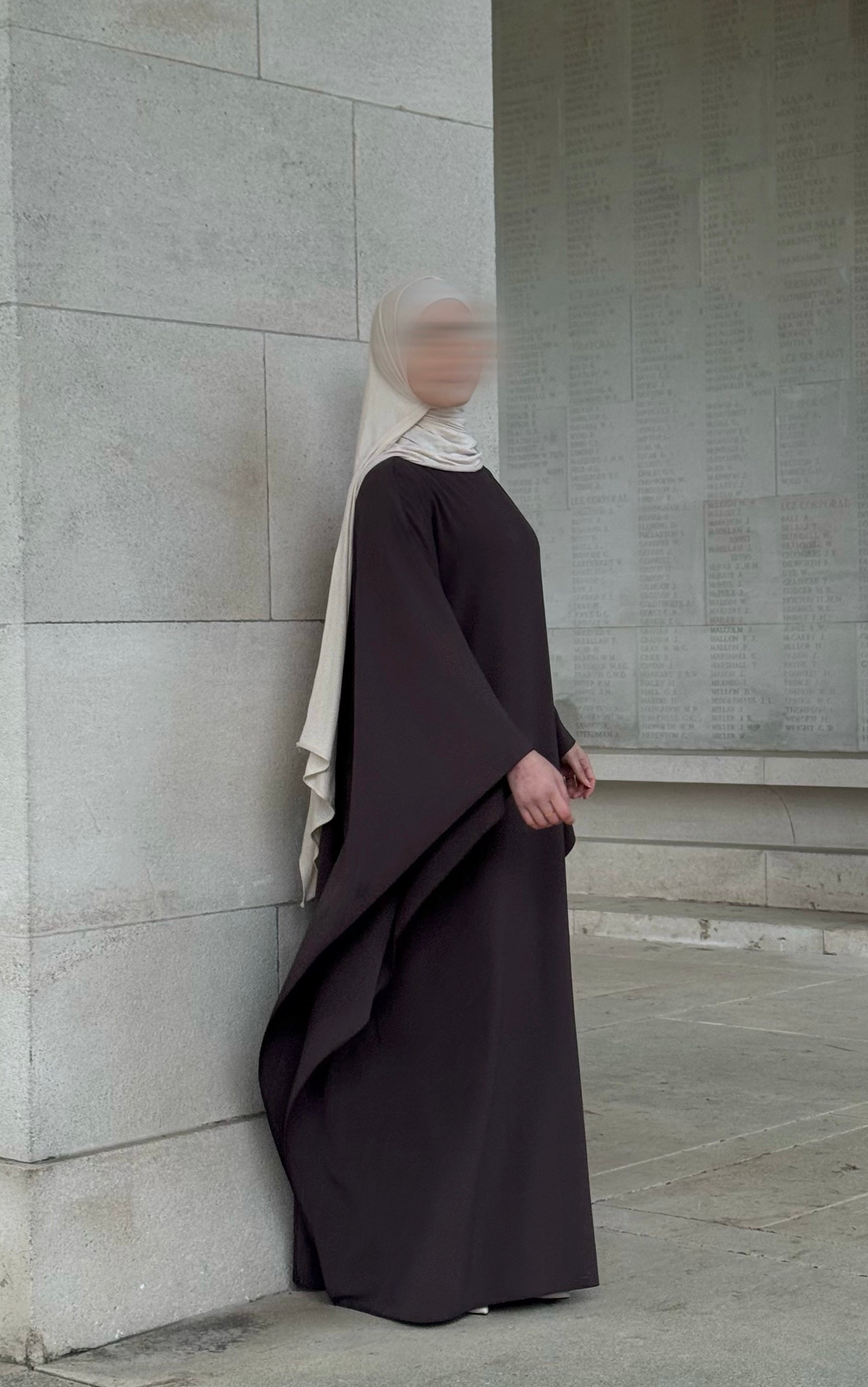 Abaya Ameera - marron -