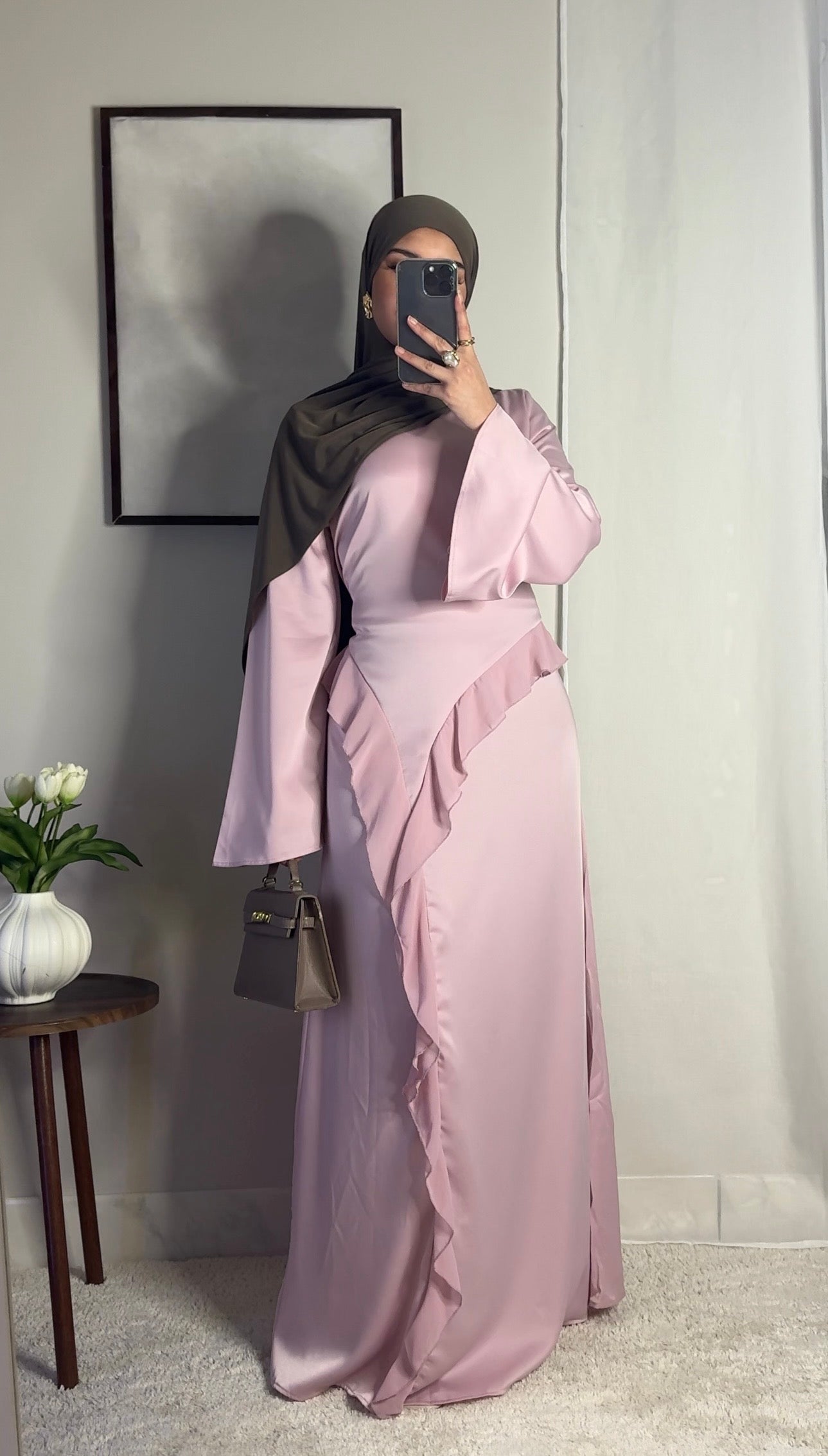 Robe Amina - rose -