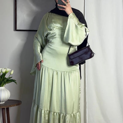 Robe Layal - vert eau -