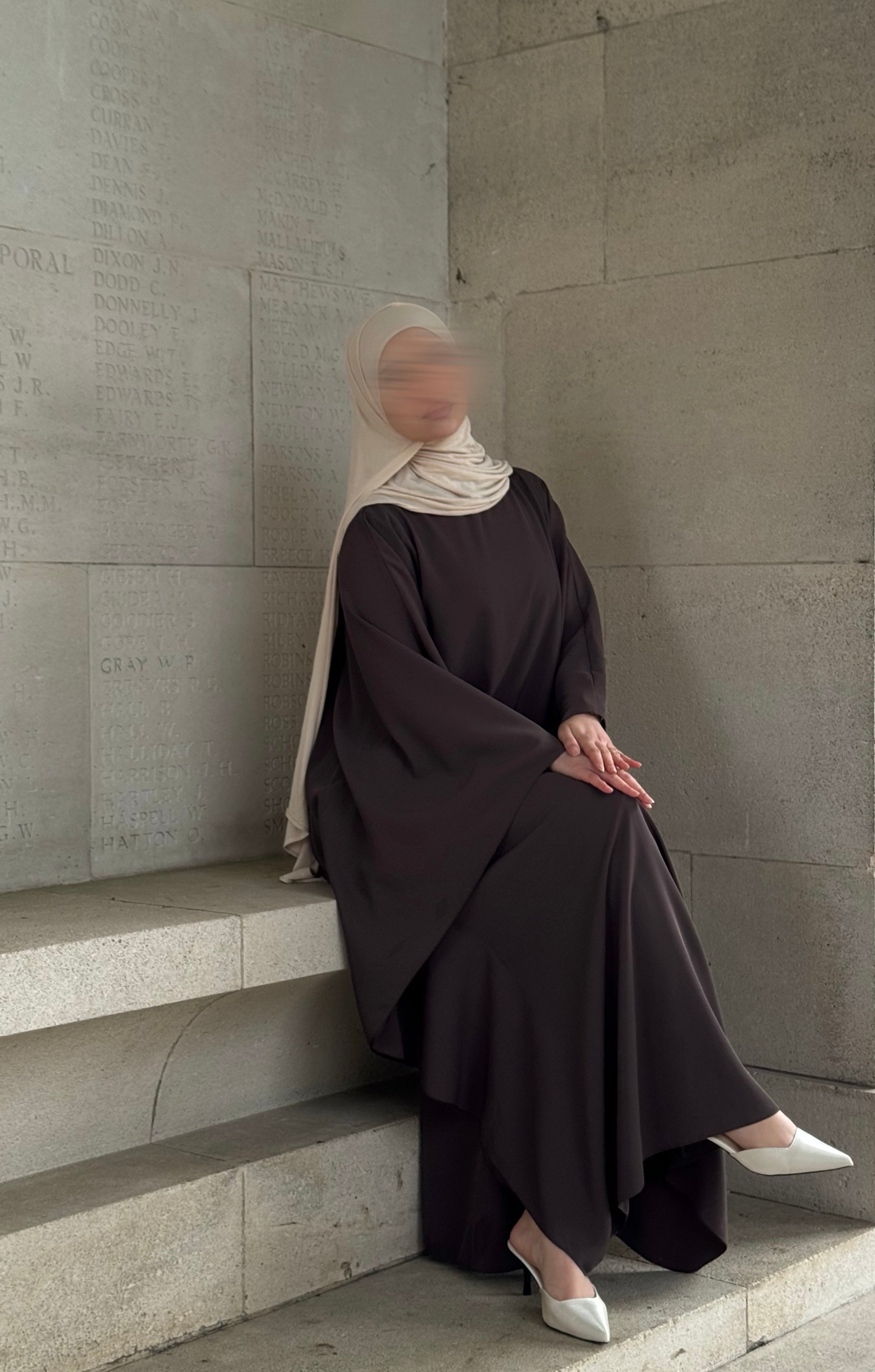 Abaya Ameera - marron -