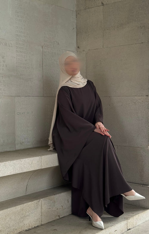 Abaya Ameera - marron -