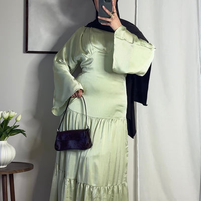 Robe Layal - vert eau -