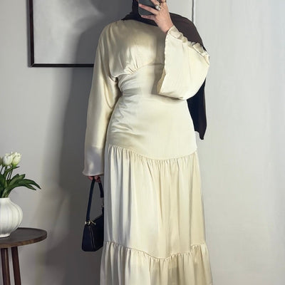 Robe Layal - jaune beurre -