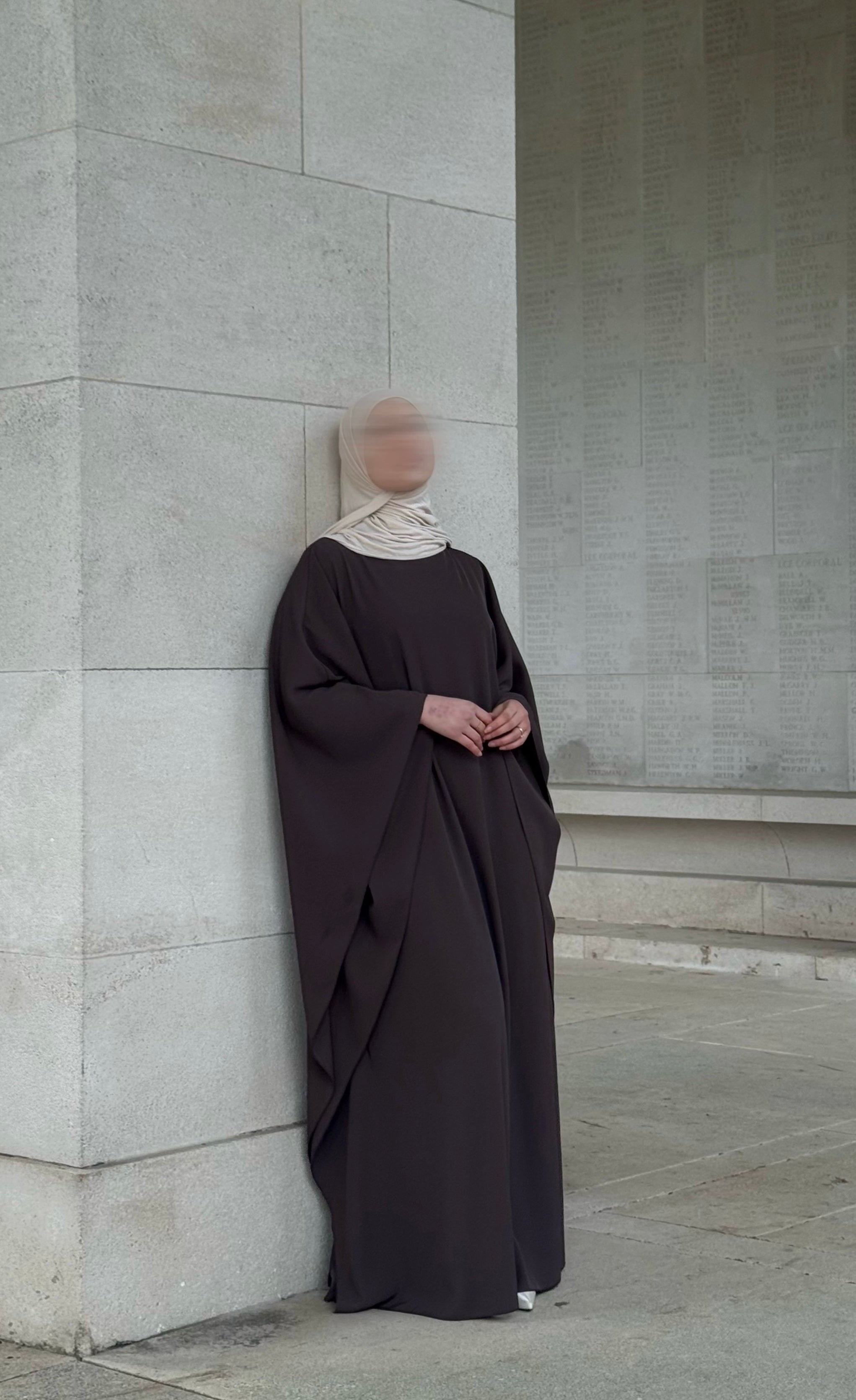 Abaya Ameera - marron -