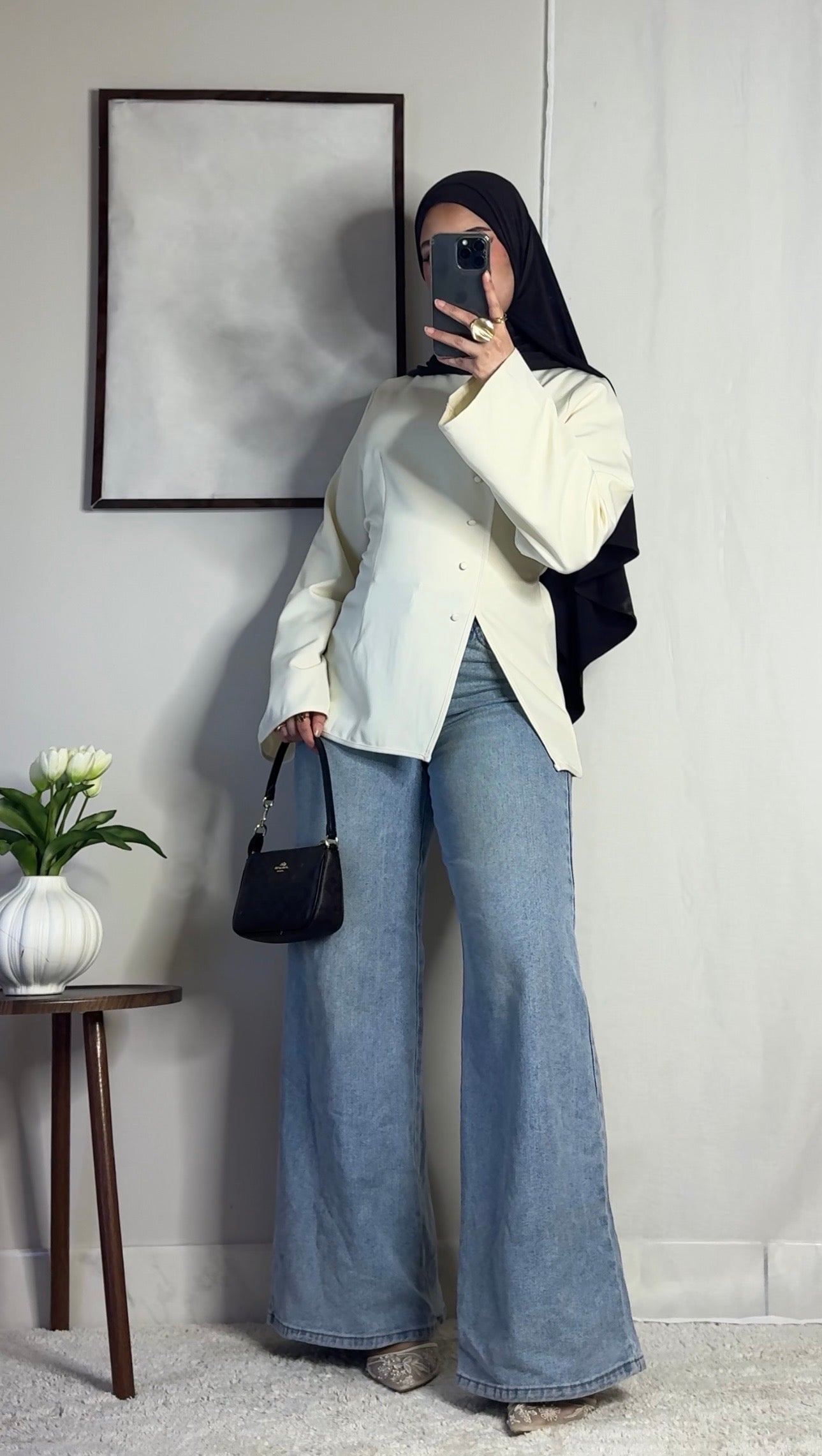 Top kimono - écru -