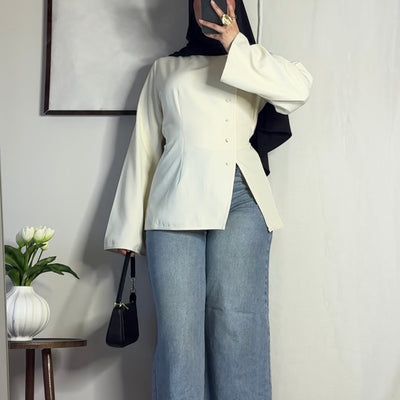 Top kimono - écru -