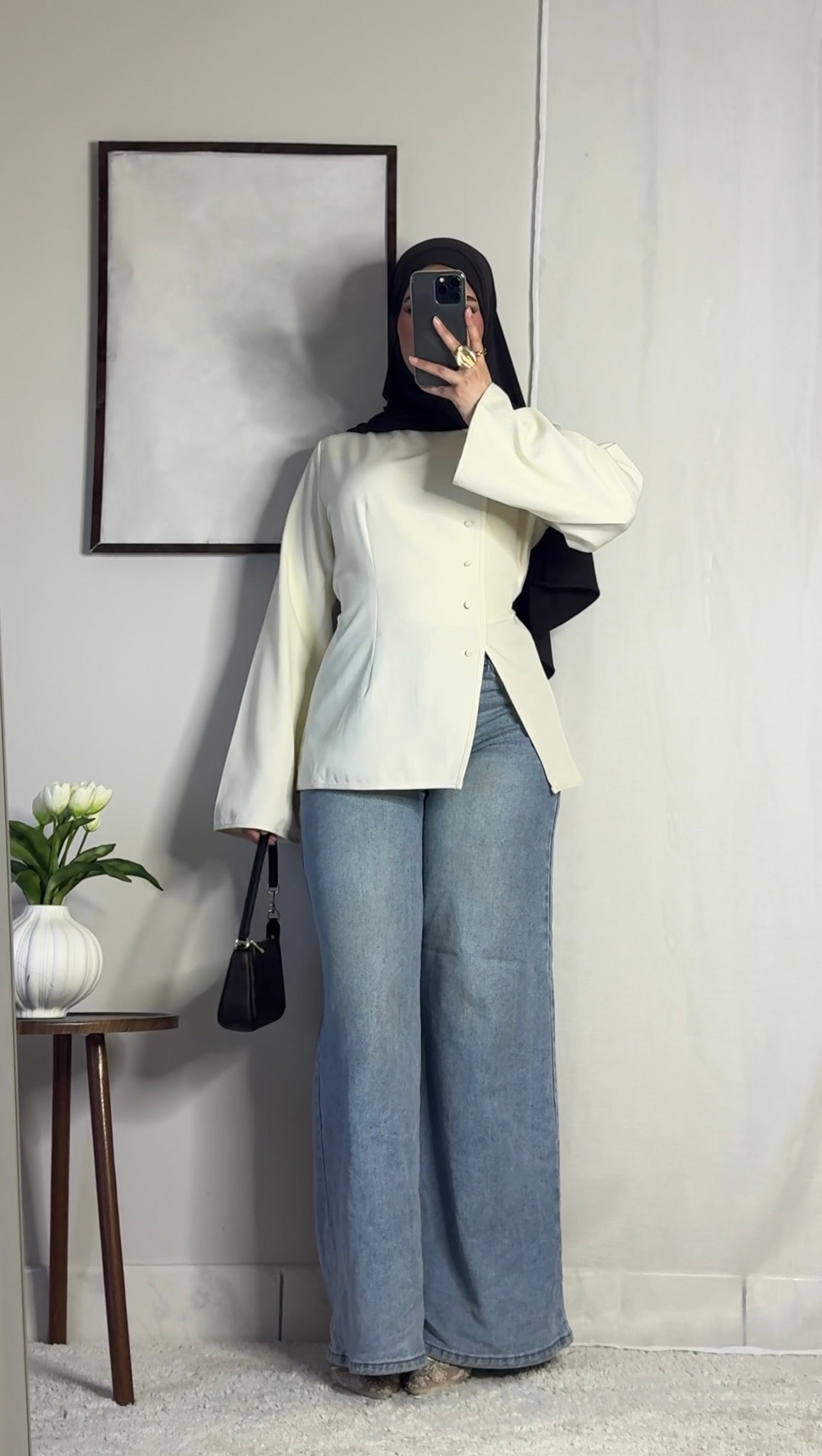 Top kimono - écru -