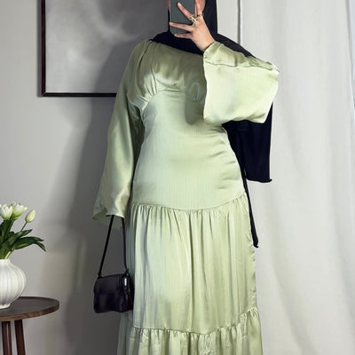 Robe Layal - vert eau -