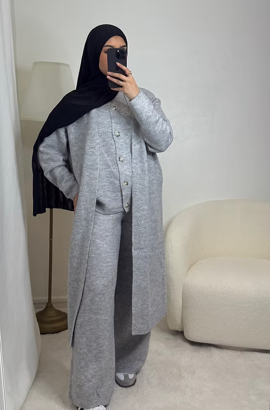 Ensemble Malak - gris -