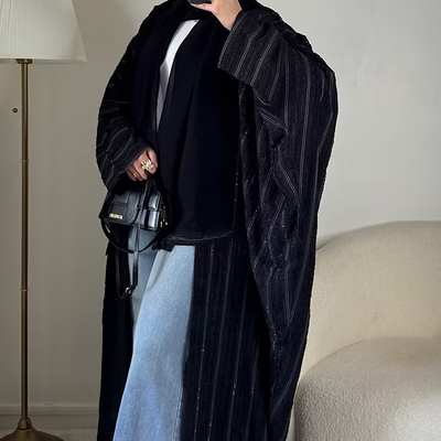Dubai Mira Abaya - black -