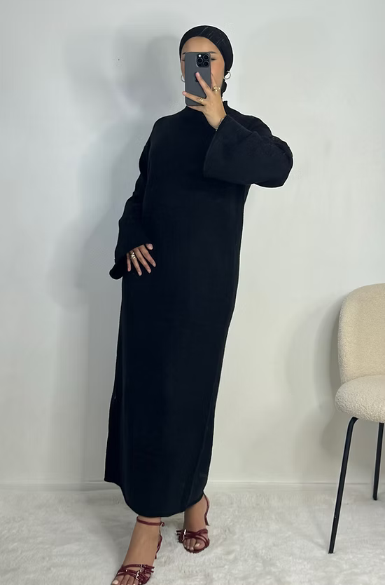 Robe pull Tissem - noir -