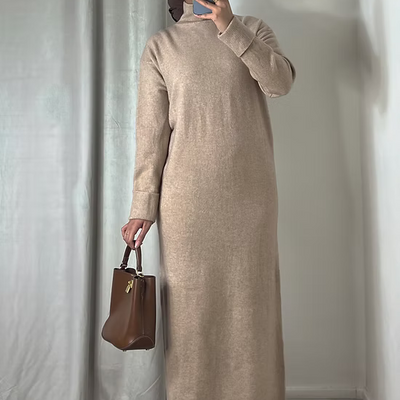 Robe-pull Amani - camel -