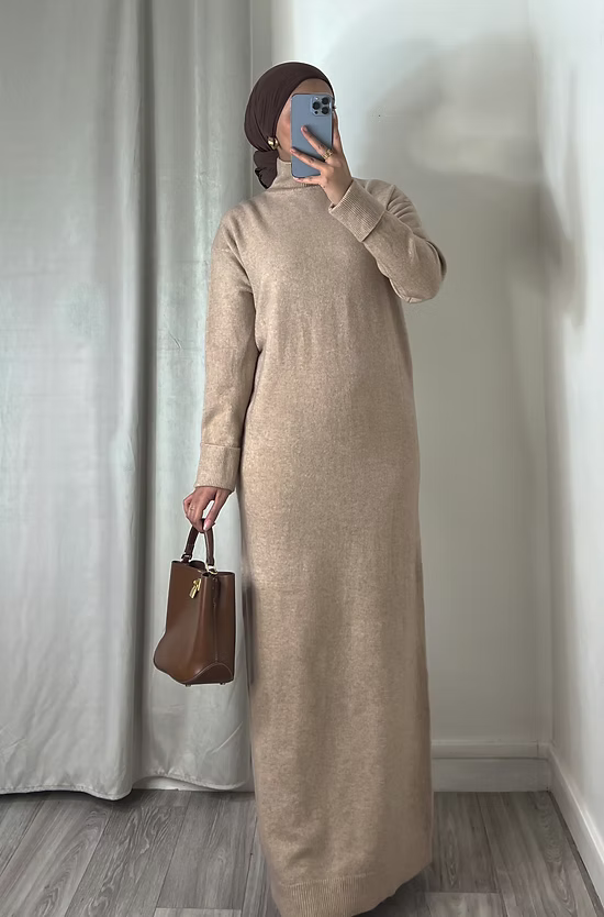 Robe-pull Amani - camel -