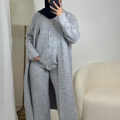 Ensemble Malak - gris -