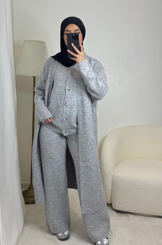 Ensemble Malak - gris -