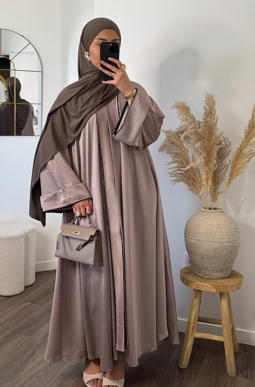 Abaya Dubai Nour - beige rosé -