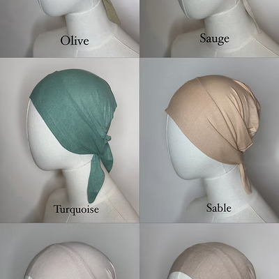 Bonnet coton à nouer - 18 coloris -