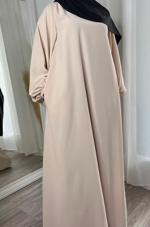 Abaya Puffy - beige -