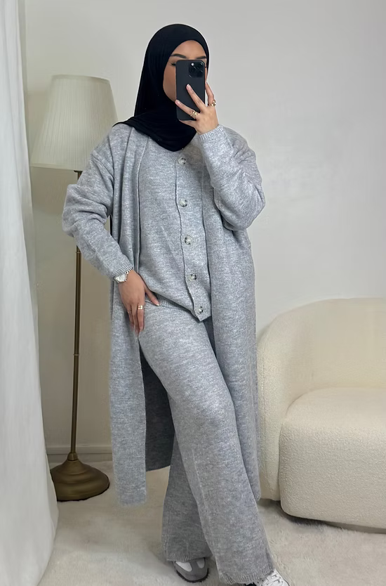 Ensemble Malak - gris -