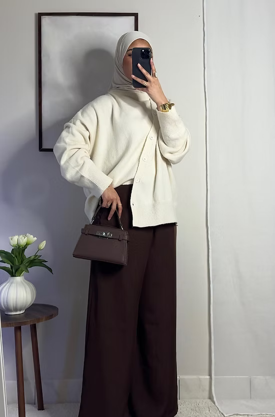 Cardigan asymétrique - 2 coloris -