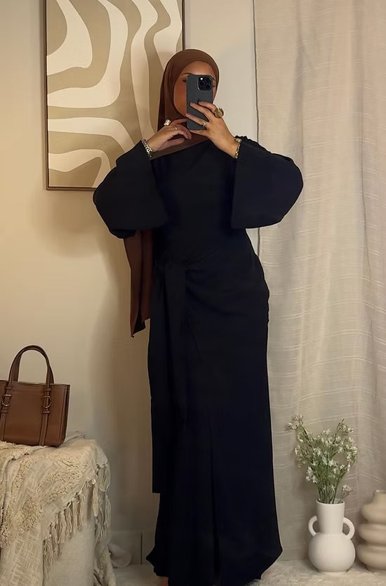 Robe Doha - noir -