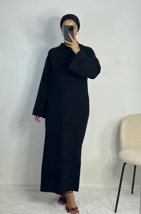 Robe pull Tissem - noir -