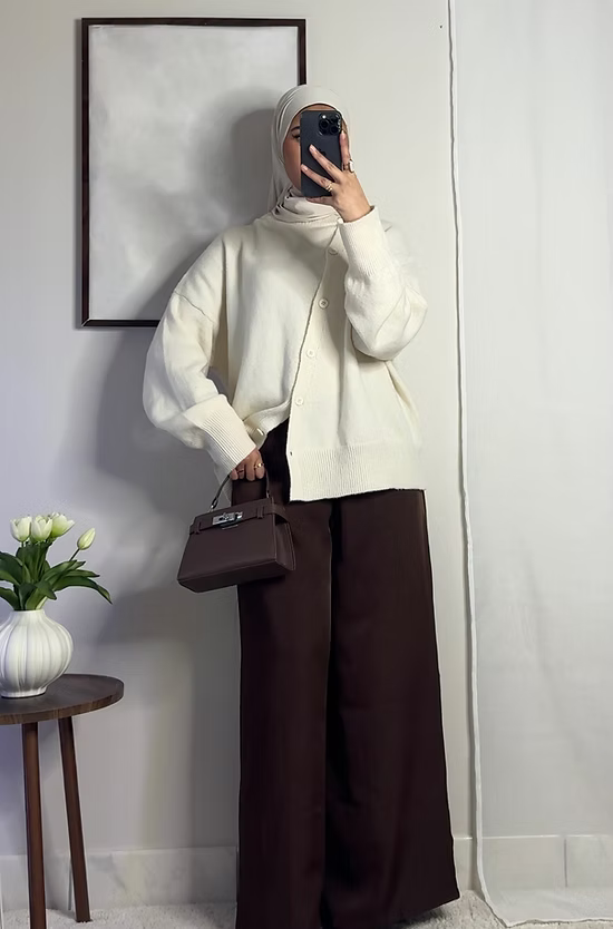 Cardigan asymétrique - 2 coloris -