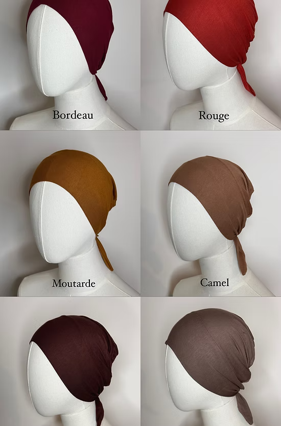 Bonnet coton à nouer - 18 coloris -