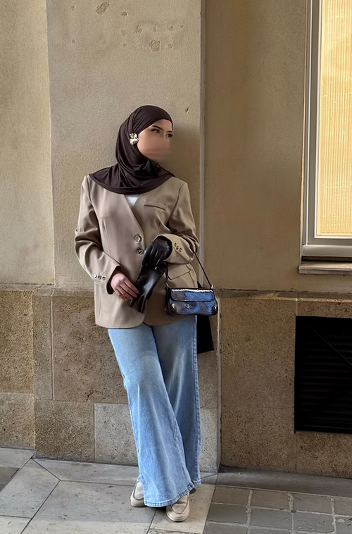 Blazer avec ficelle - camel -