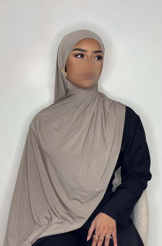 Hijab Jersey Premium - beige -