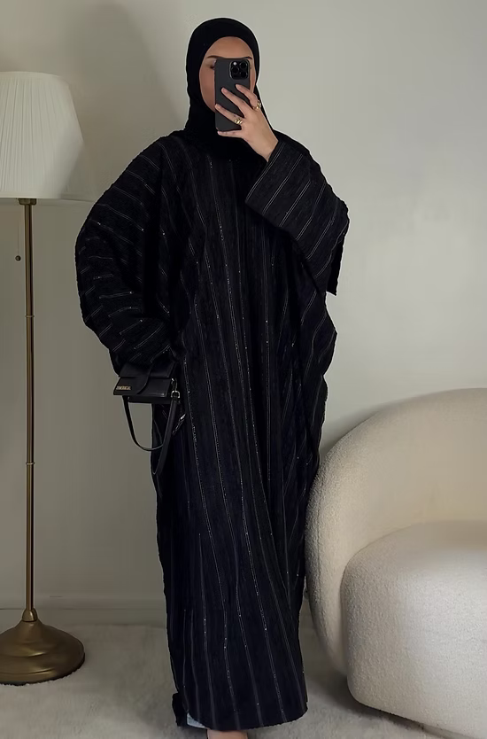 Abaya Dubai Mira - noir -