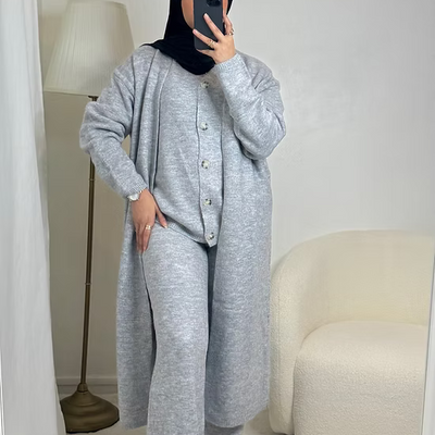 Ensemble Malak - gris -