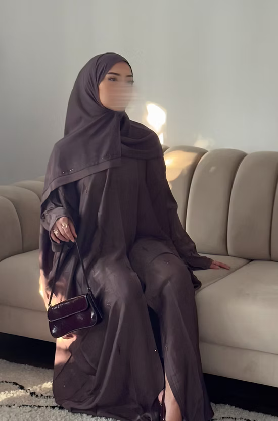 Abaya Dubai Esmé - vieux rose -