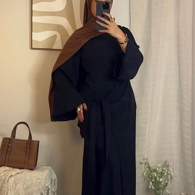 Robe Doha - noir -