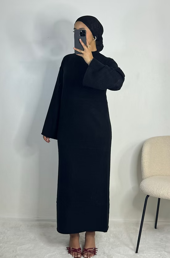 Robe pull Tissem - noir -