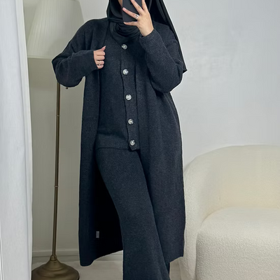 Ensemble Malak - gris/noir -