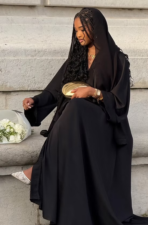Abaya Dubai Nour - noir -