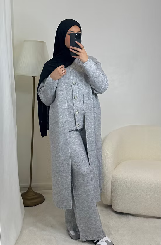 Ensemble Malak - gris -