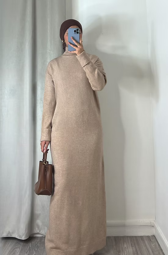 Robe-pull Amani - camel -