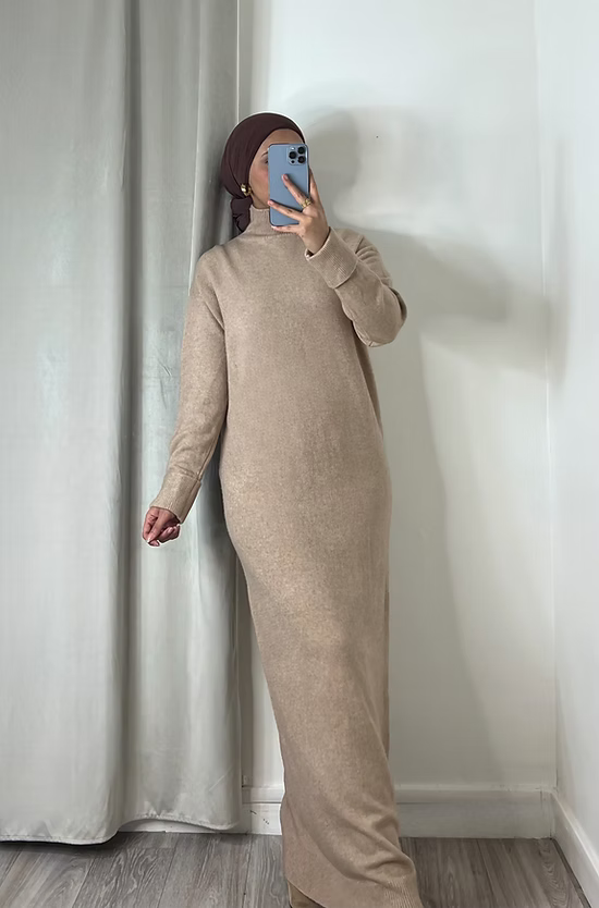 Robe-pull Amani - camel -