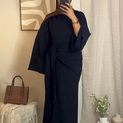 Robe Doha - noir -
