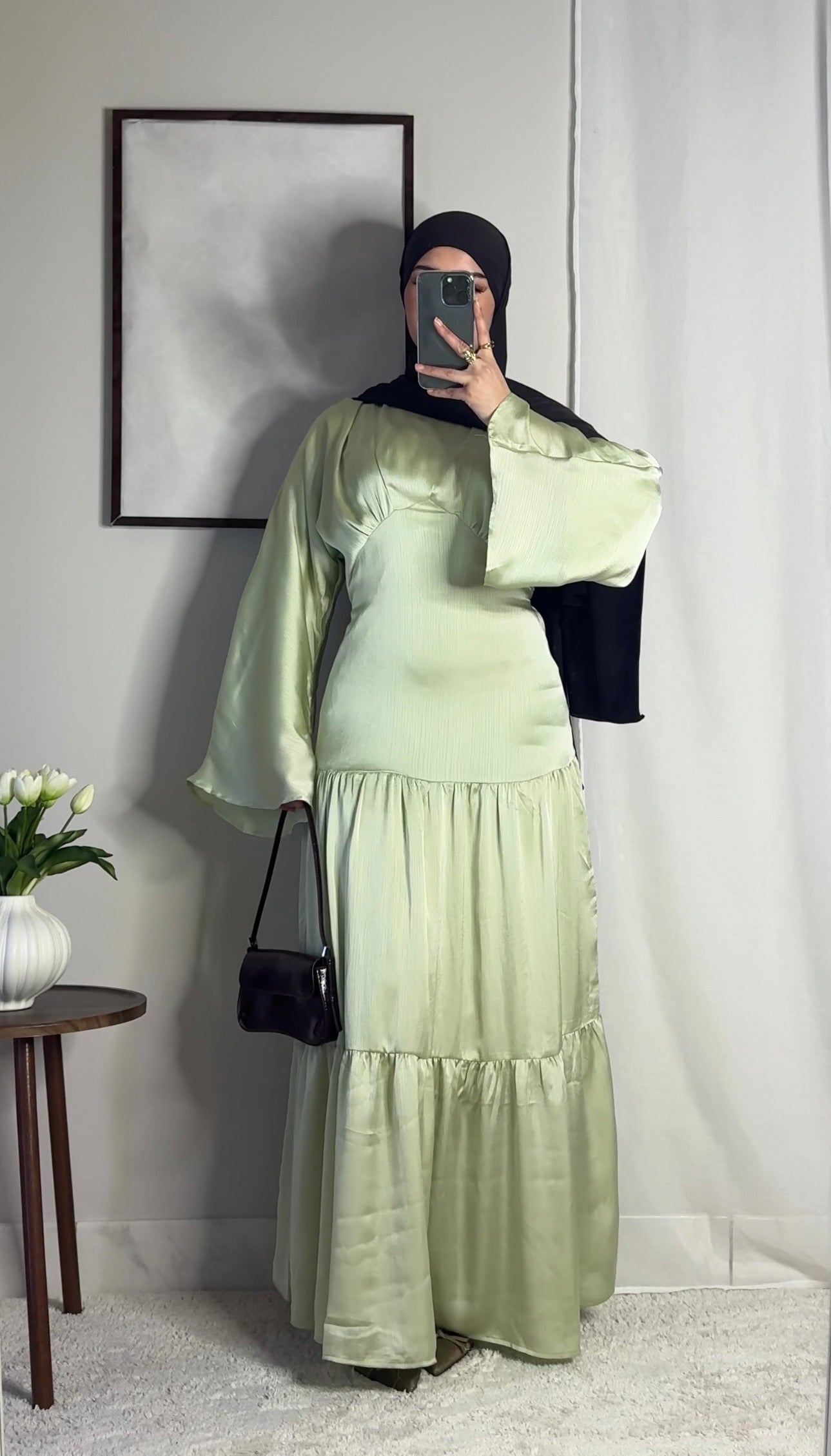 Robe Layal - vert eau -