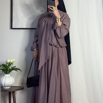 Ensemble Zahina - taupe rosé -