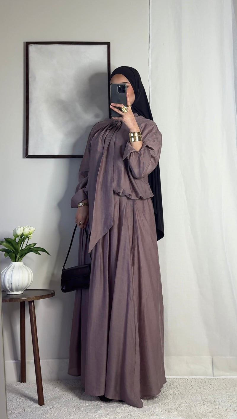 Ensemble Zahina - taupe rosé -