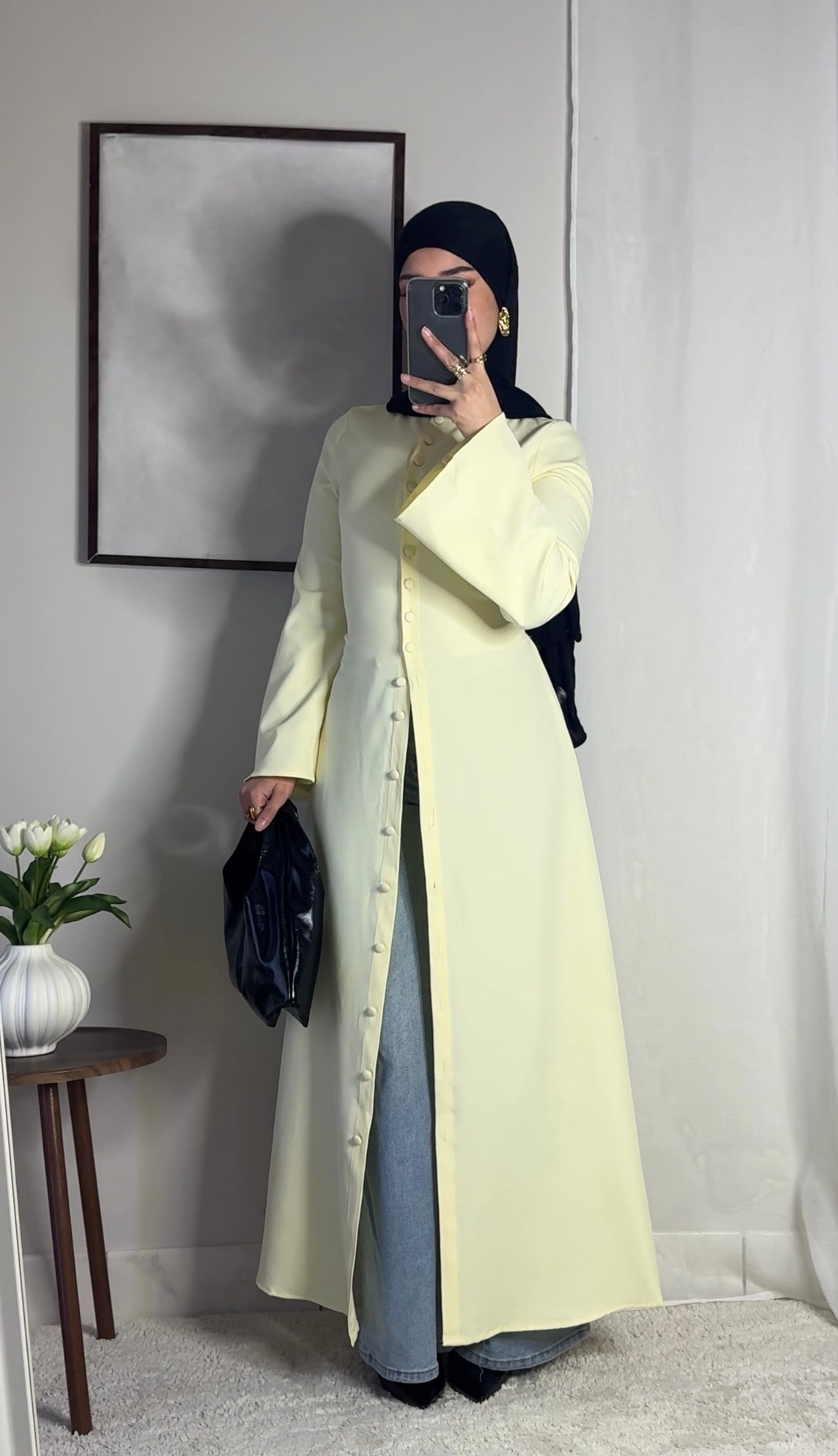 Robe Tahara - jaune beurre -