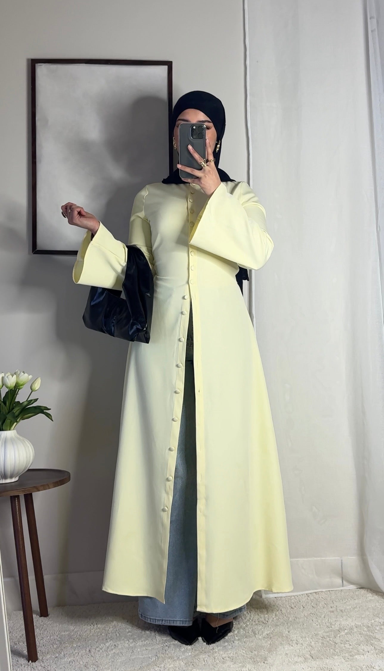 Robe Tahara - jaune beurre -