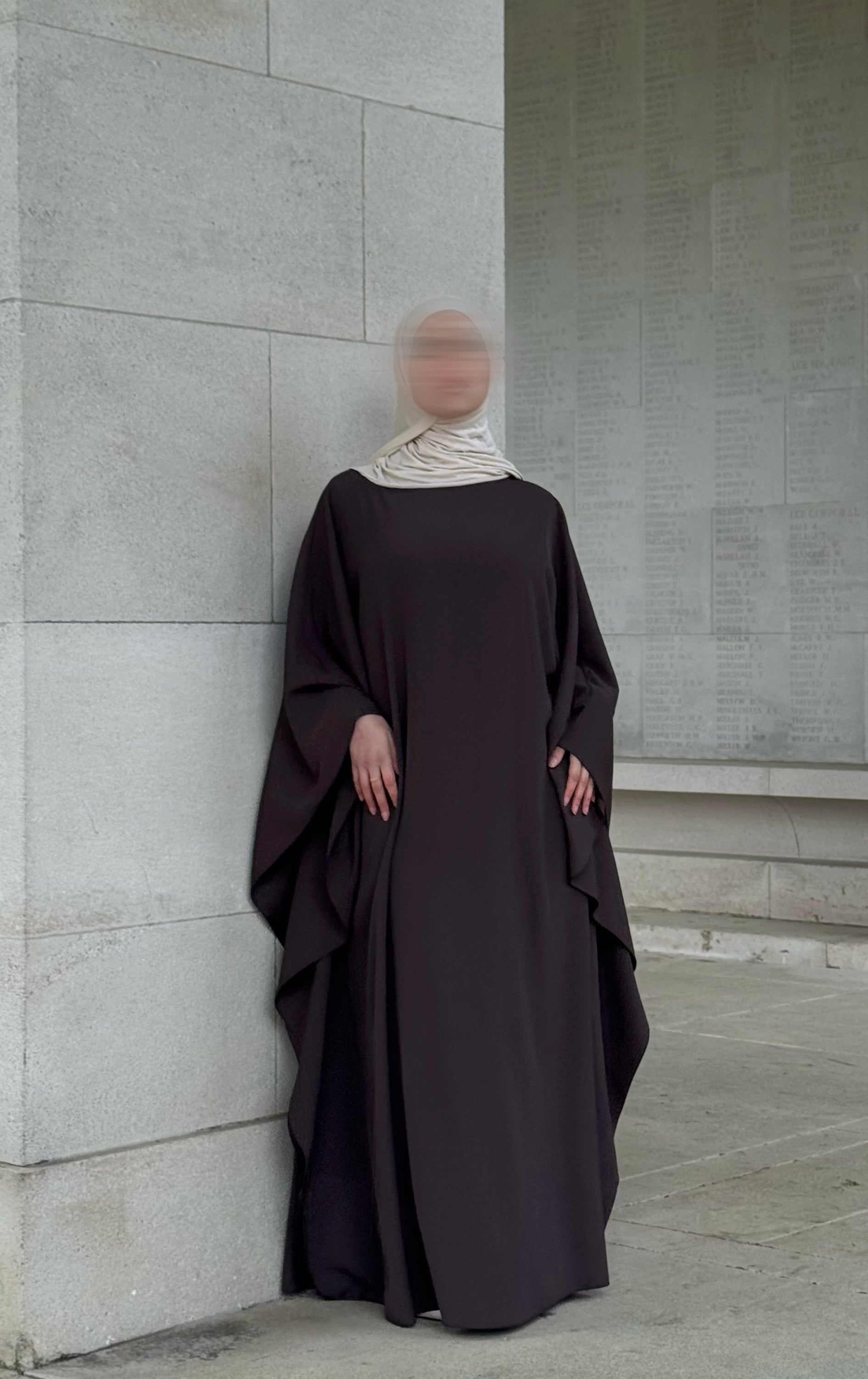 Abaya Ameera - marron -