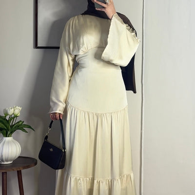 Robe Layal - jaune beurre -