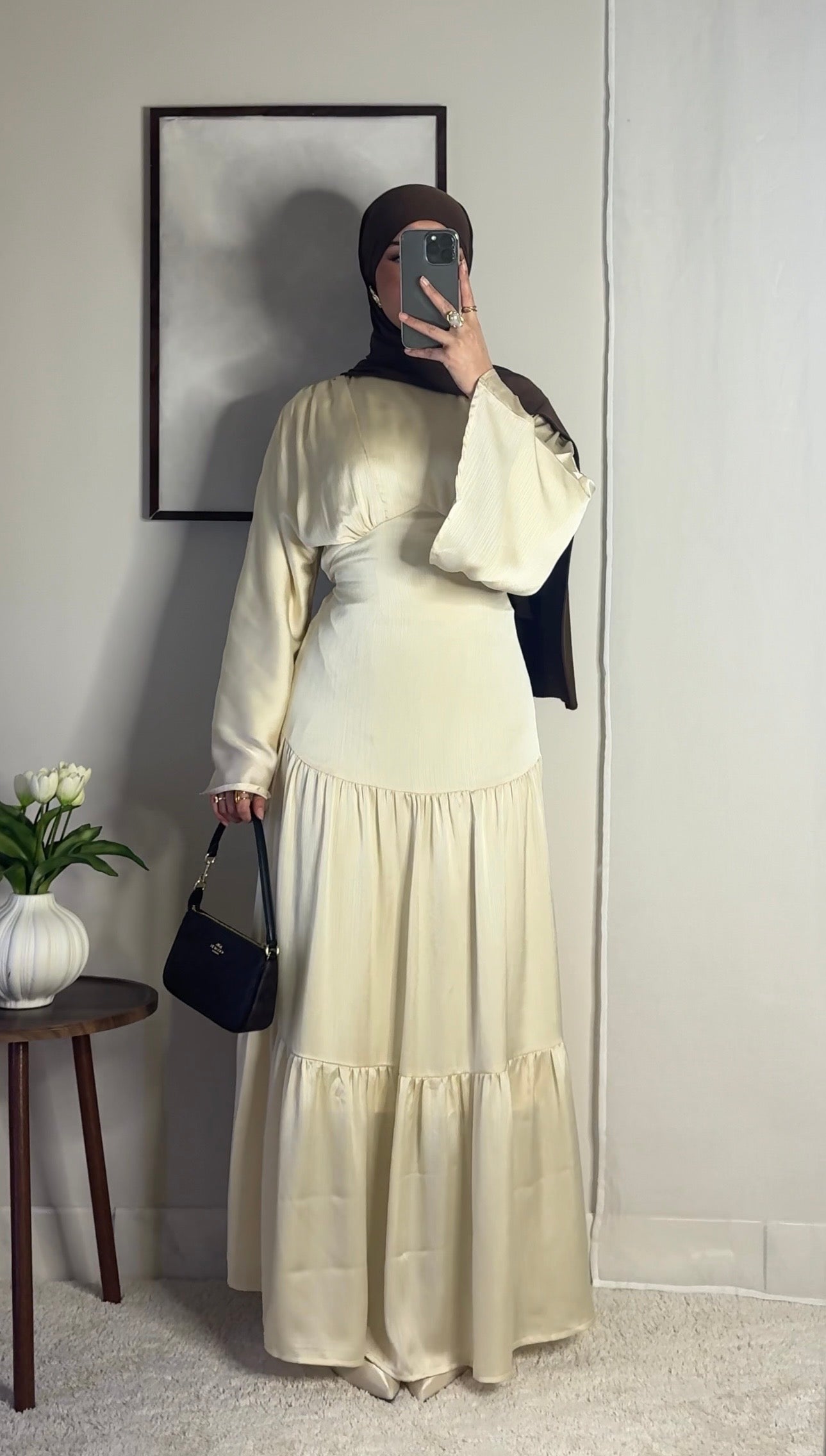 Robe Layal - jaune beurre -